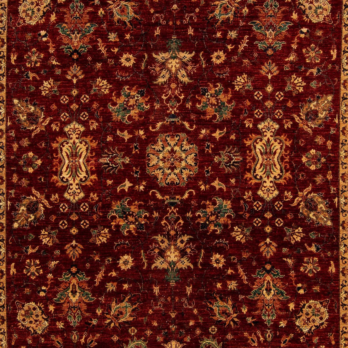 Alfombra Ziegler - 392 x 308 cm - rojo oscuro