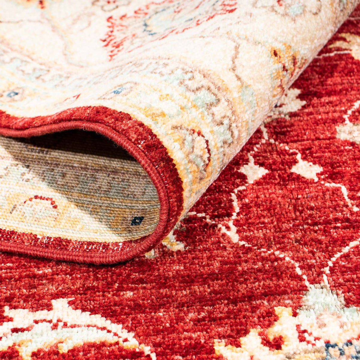 Alfombra Ziegler - 233 x 168 cm - rojo oscuro