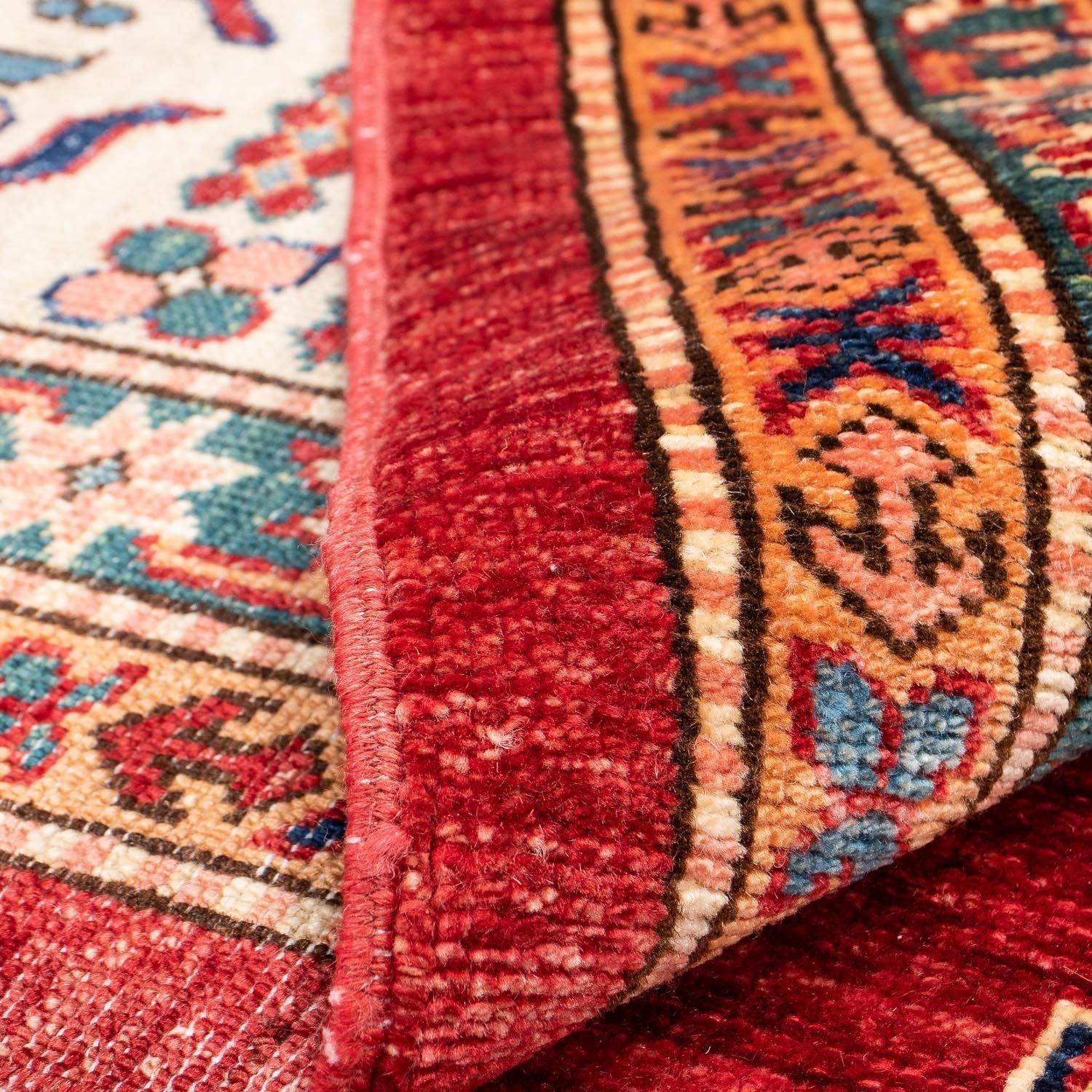 Alfombra Ziegler - Kazak - 289 x 211 cm - rojo oscuro