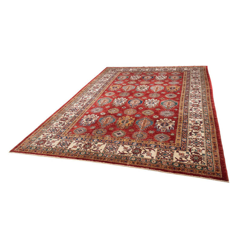 Alfombra Ziegler - Kazak - 289 x 211 cm - rojo oscuro