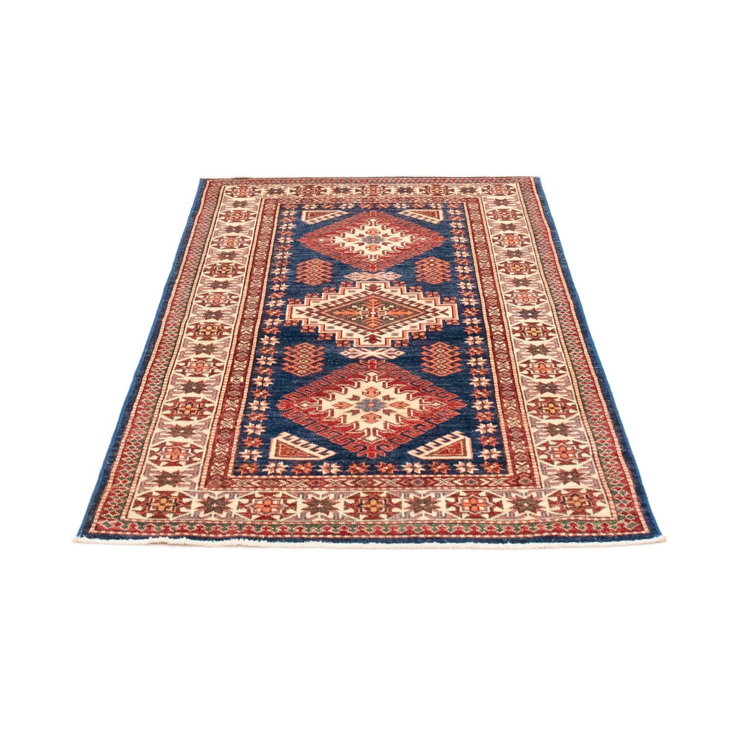 Alfombra Ziegler - Kazak - 156 x 90 cm - azul oscuro