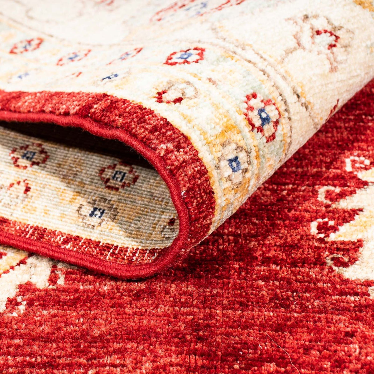 Alfombra Ziegler - 237 x 169 cm - rojo oscuro