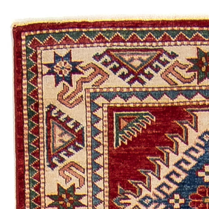 Alfombra de pasillo Alfombra Ziegler - Kazak - 312 x 77 cm - rojo oscuro