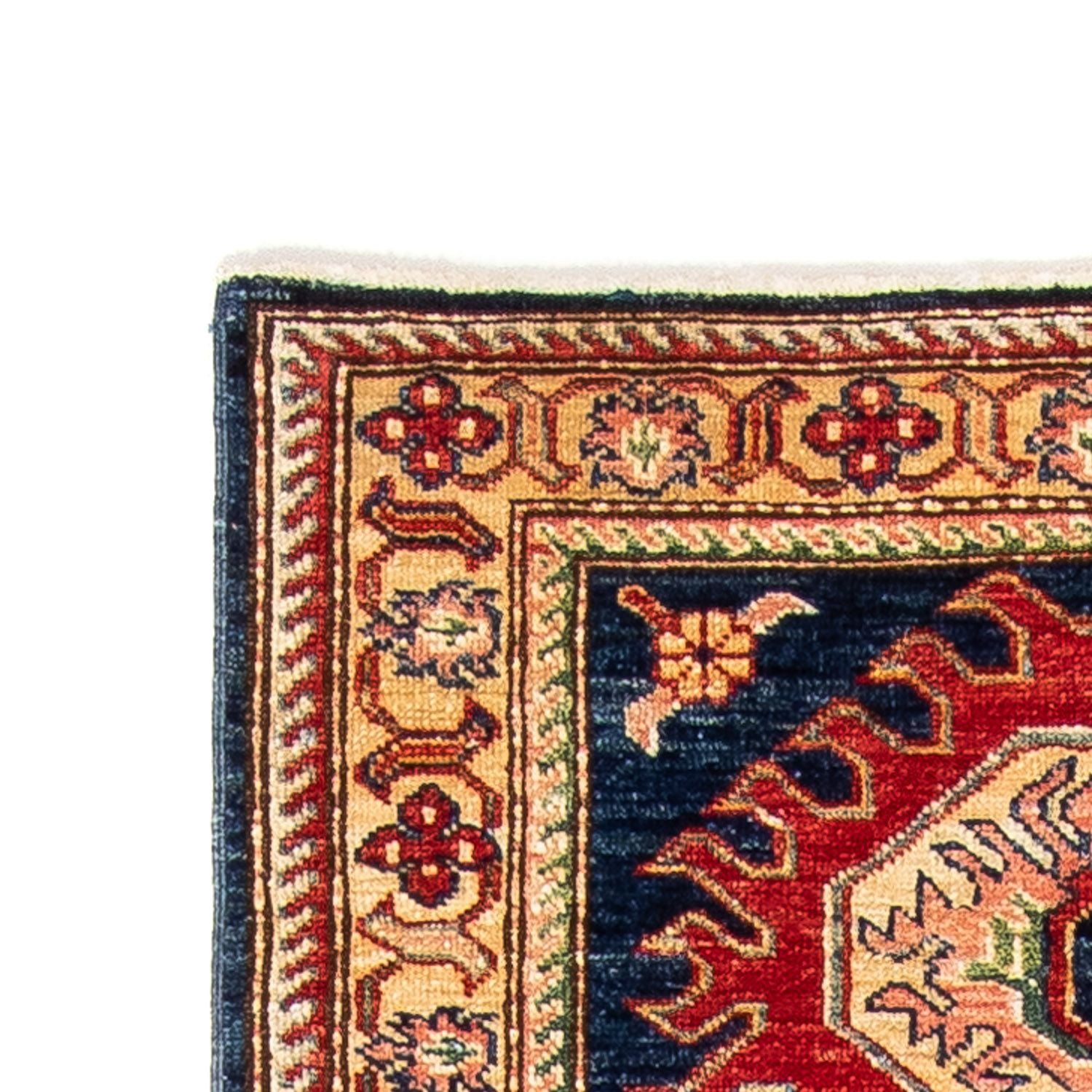 Alfombra de pasillo Alfombra Ziegler - Kazak - 252 x 77 cm - azul oscuro