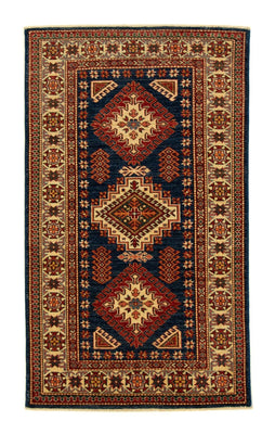 Alfombra Ziegler - Kazak - 157 x 93 cm - azul oscuro