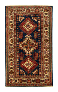 Alfombra Ziegler - Kazak - 157 x 93 cm - azul oscuro
