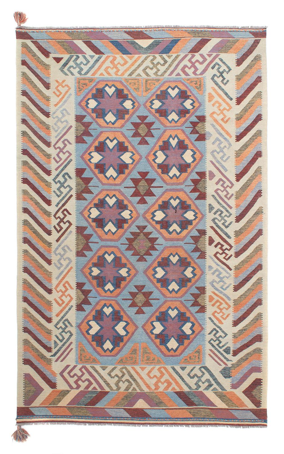Alfombra Kelim - Tendencia - 300 x 192 cm - multicolor