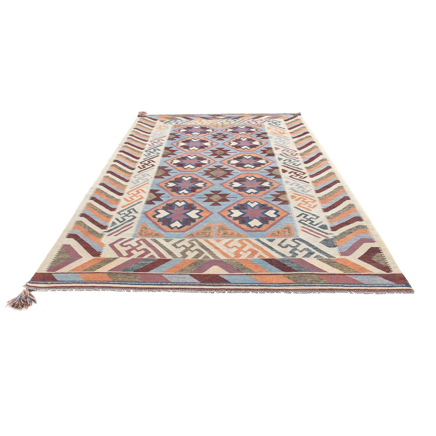 Alfombra Kelim - Tendencia - 300 x 192 cm - multicolor