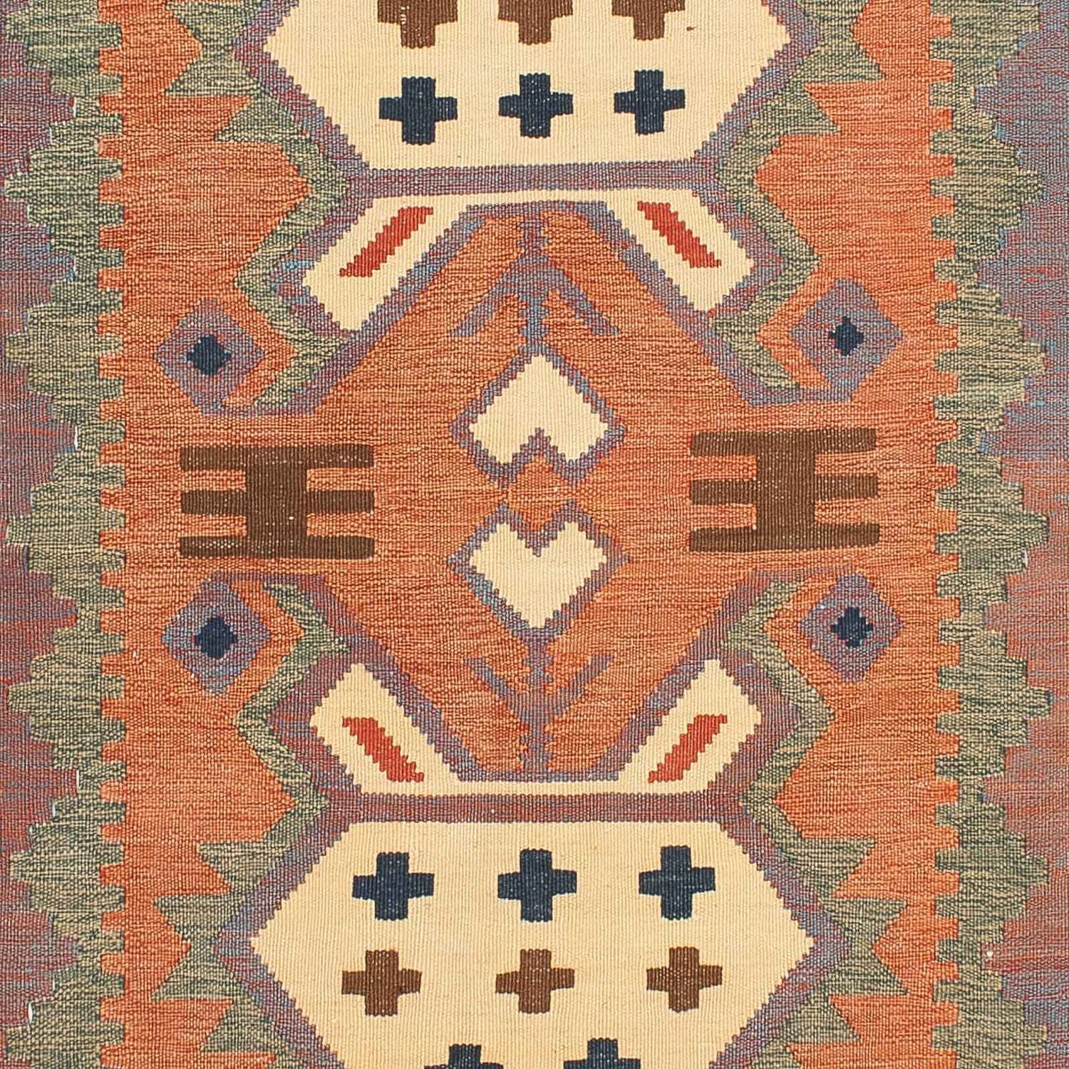 Alfombra Kelim - Oriental - 205 x 144 cm - multicolor