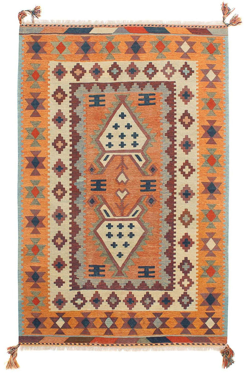 Alfombra Kelim - Oriental - 212 x 143 cm - multicolor