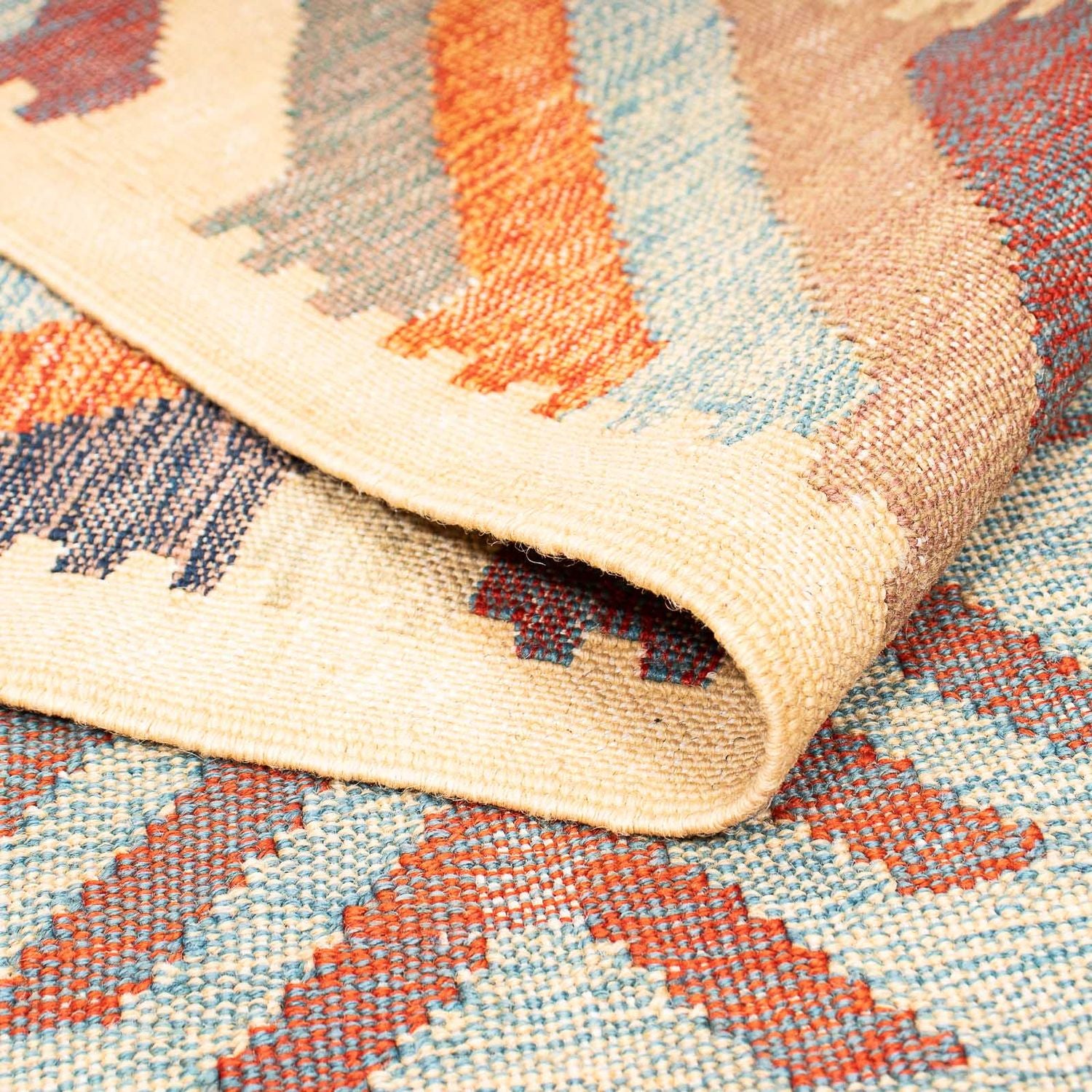 Alfombra Kelim - Oriental - 204 x 147 cm - multicolor