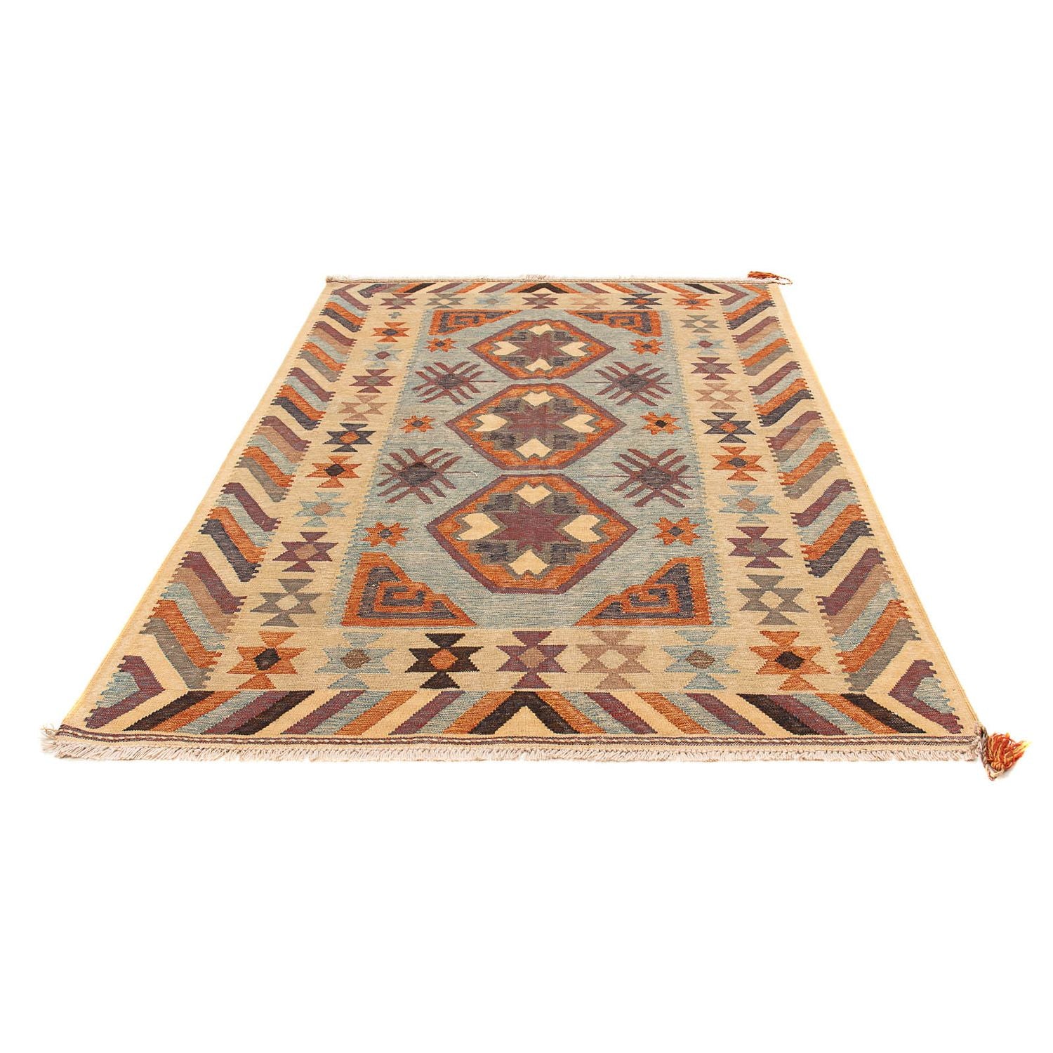 Alfombra Kelim - Oriental - 204 x 147 cm - multicolor