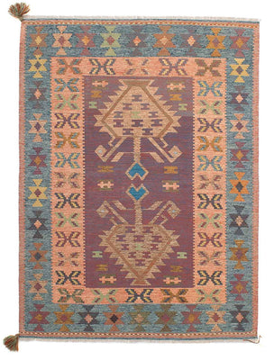 Alfombra Kelim - Oriental - 207 x 151 cm - multicolor