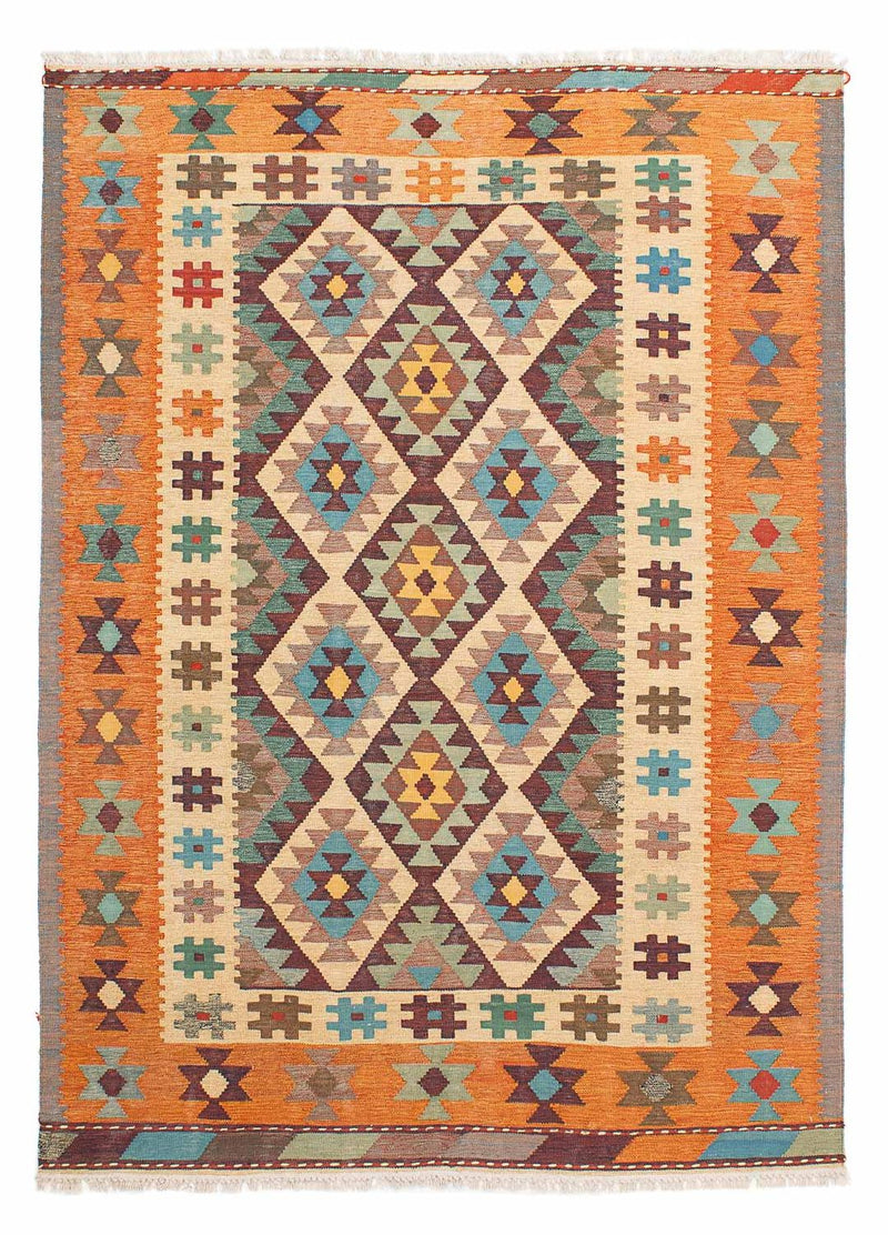 Alfombra Kelim - Oriental - 210 x 149 cm - multicolor