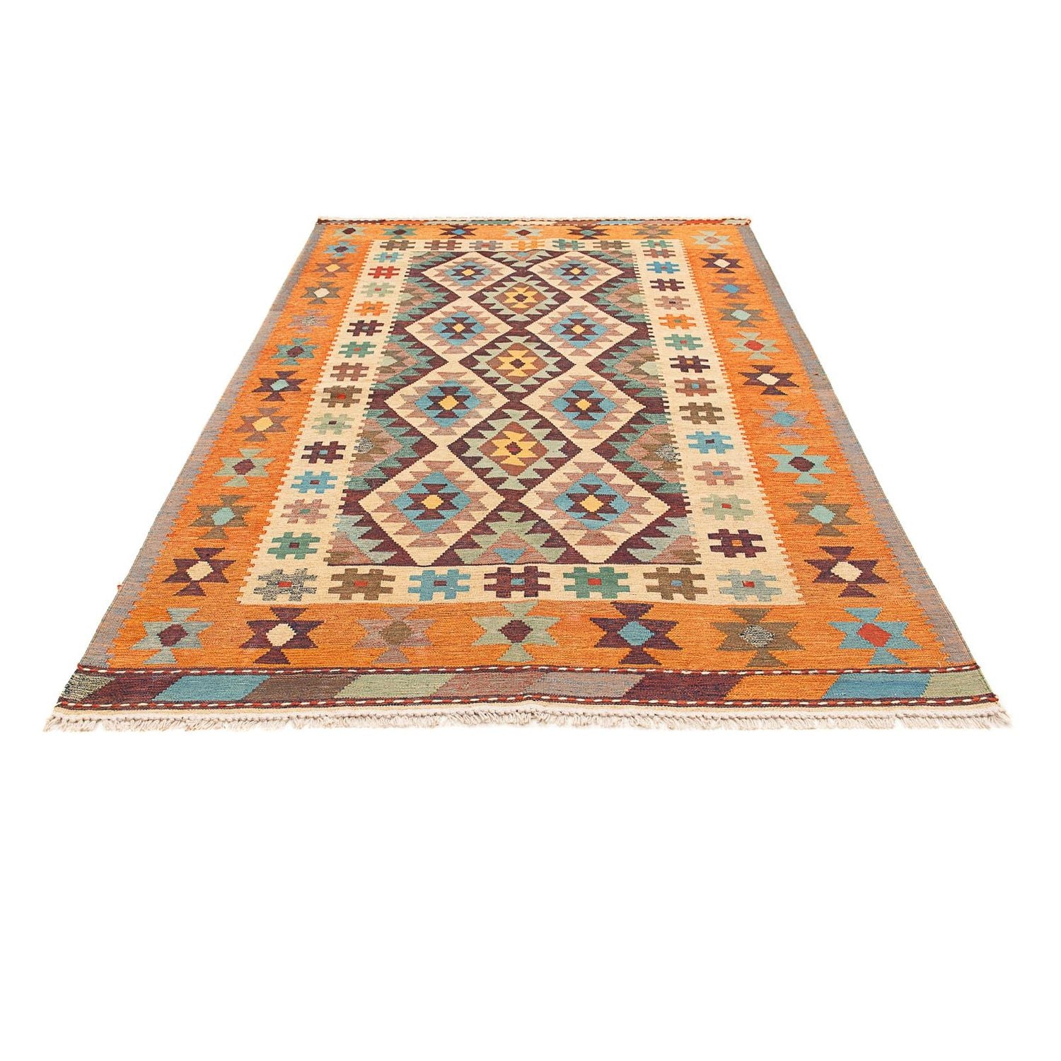 Alfombra Kelim - Oriental - 210 x 149 cm - multicolor