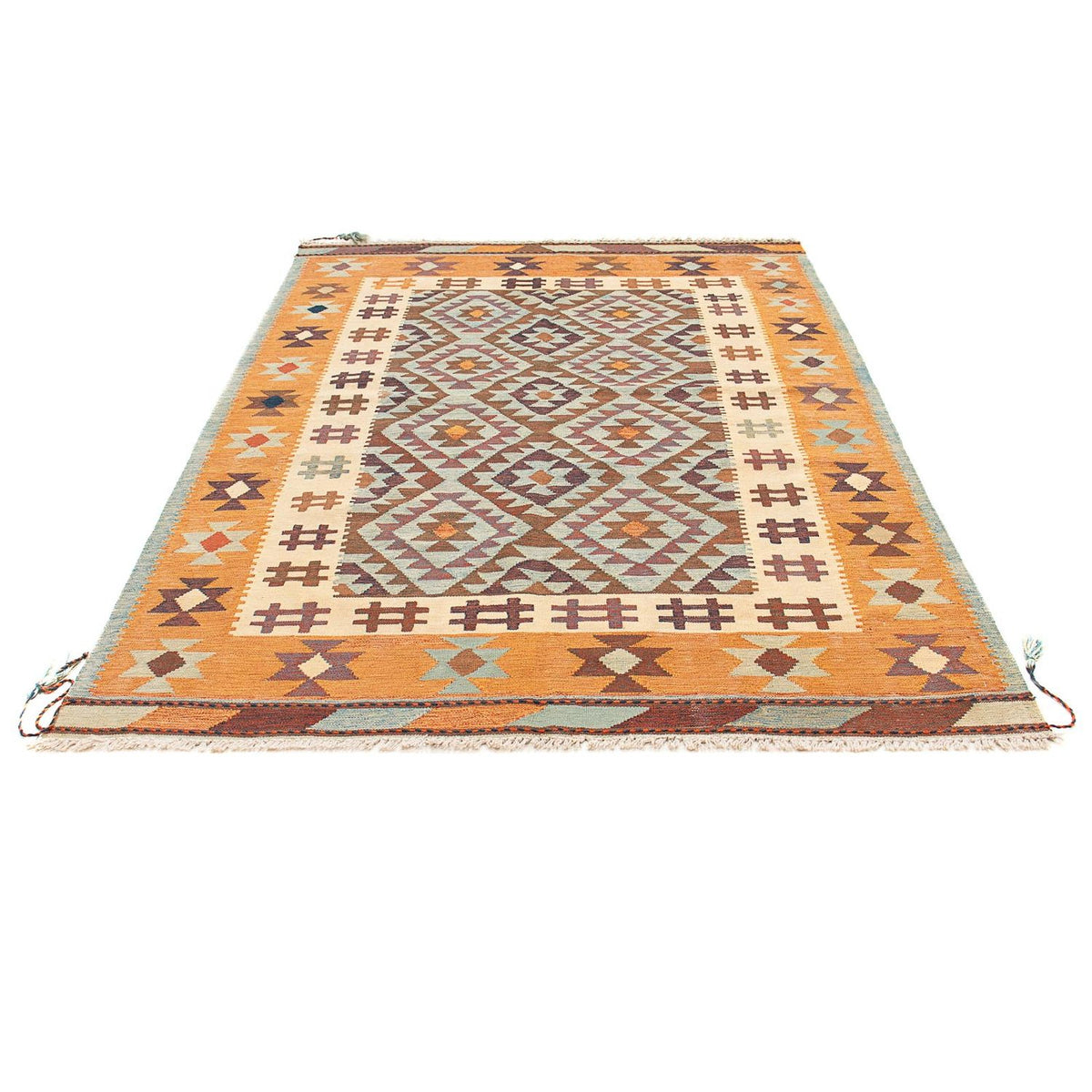 Alfombra Kelim - Oriental - 197 x 144 cm - multicolor