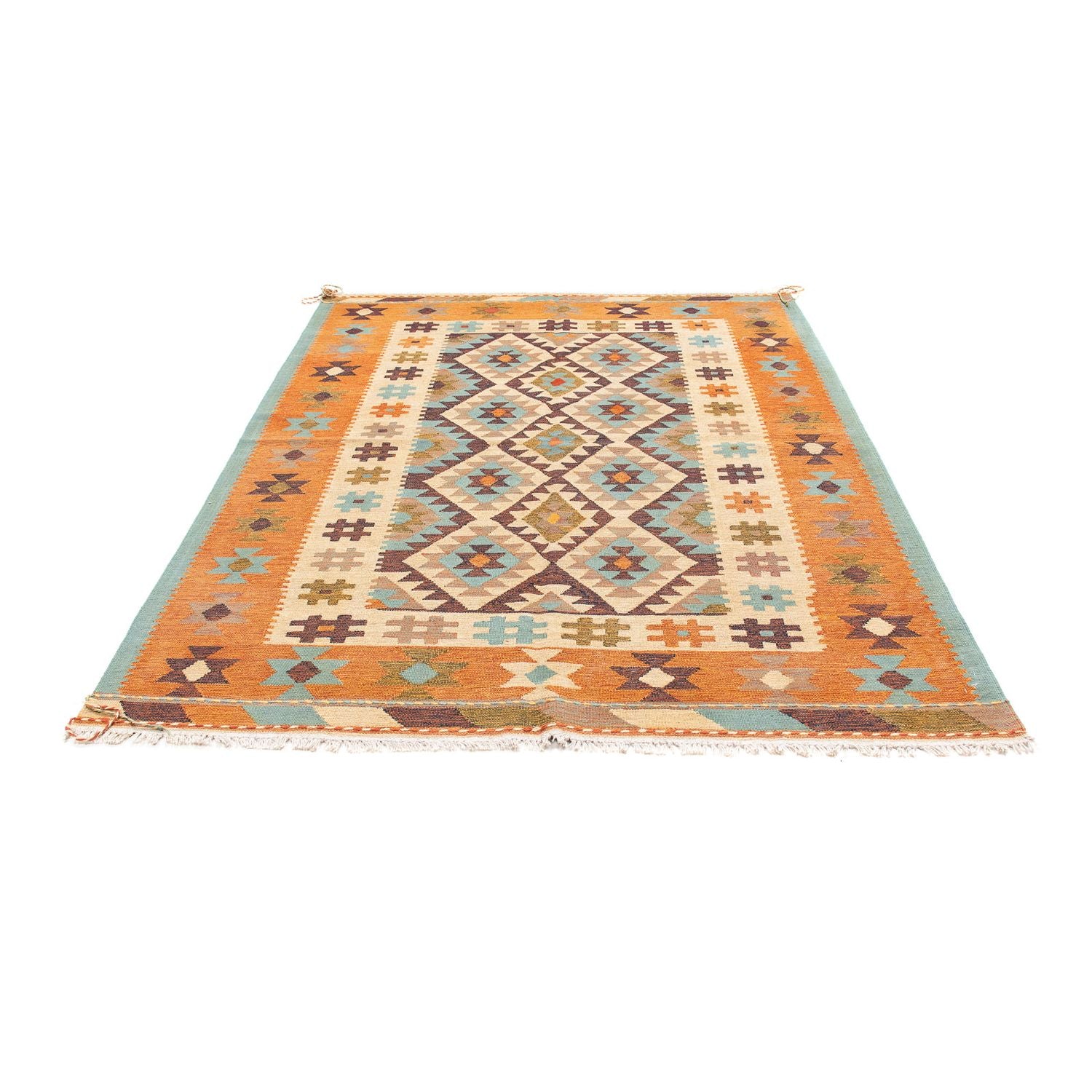 Alfombra Kelim - Tendencia - 205 x 155 cm - multicolor