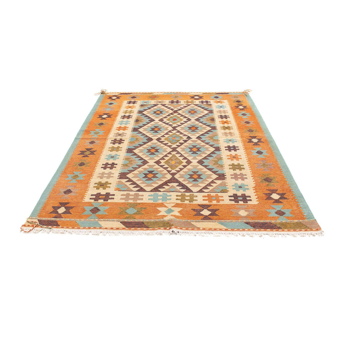 Alfombra Kelim - Tendencia - 205 x 155 cm - multicolor