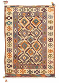 Alfombra Kelim - Oriental - 210 x 145 cm - multicolor