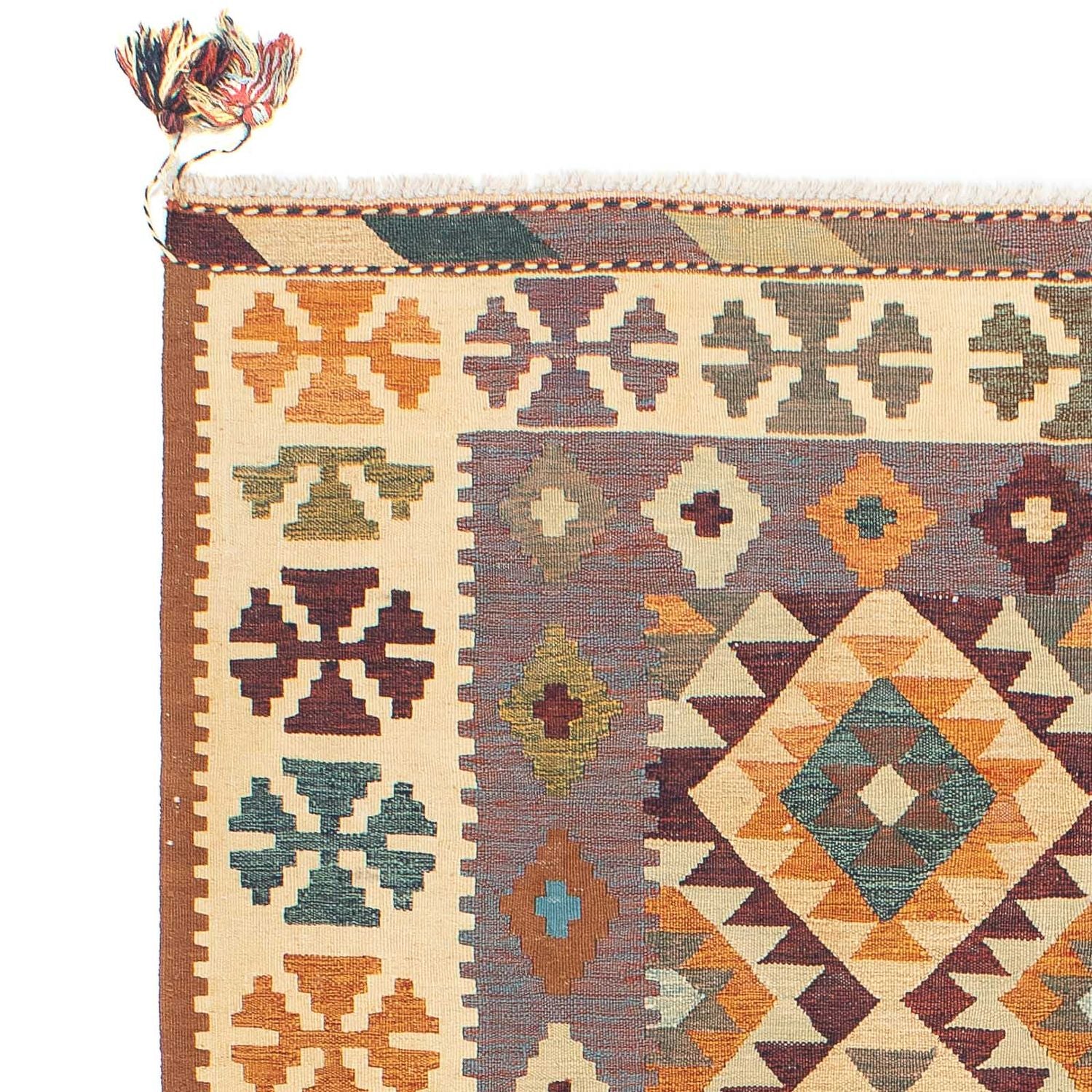 Alfombra Kelim - Oriental - 210 x 145 cm - multicolor