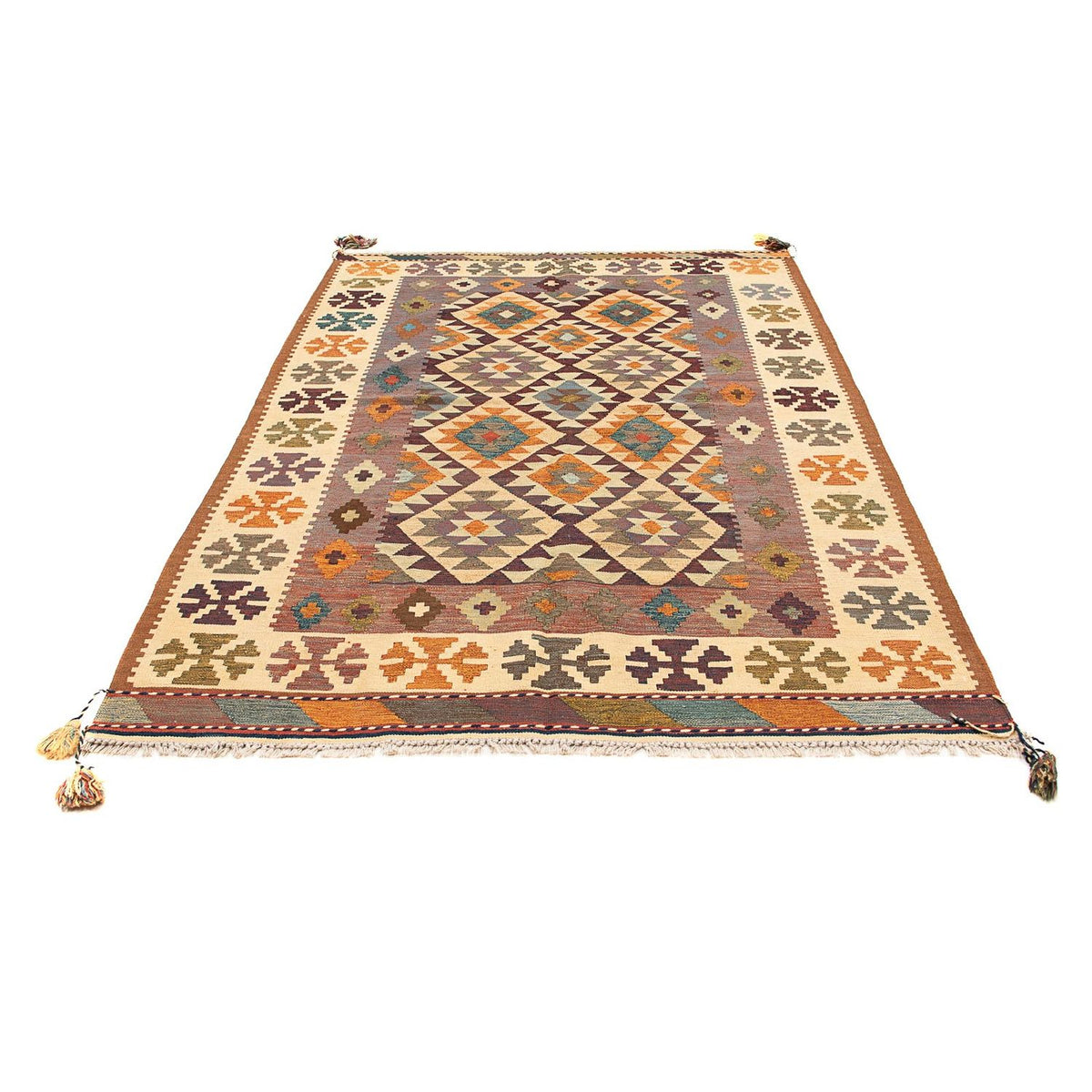 Alfombra Kelim - Oriental - 210 x 145 cm - multicolor
