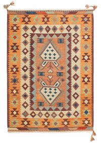 Alfombra Kelim - Oriental - 208 x 143 cm - multicolor
