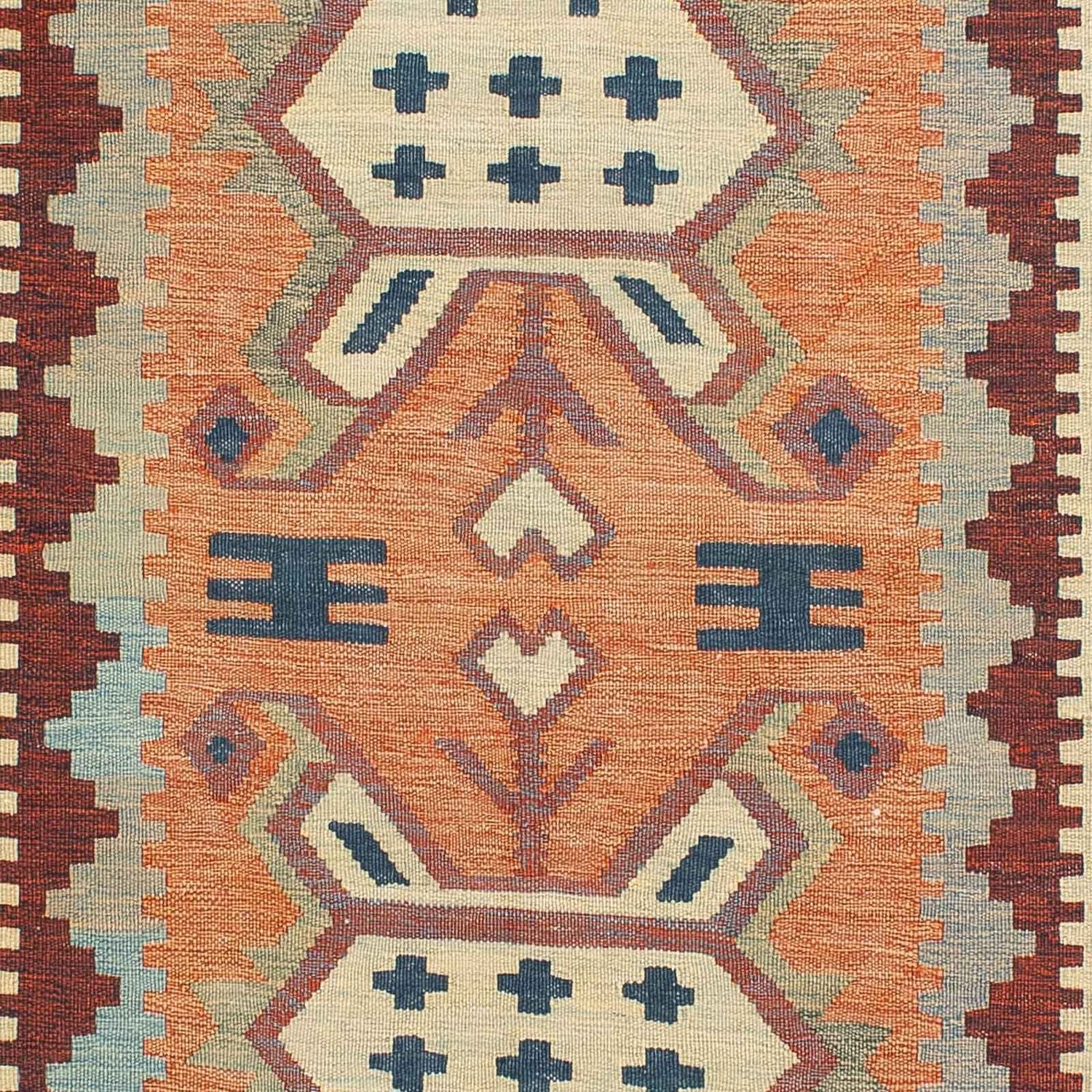 Alfombra Kelim - Oriental - 208 x 143 cm - multicolor
