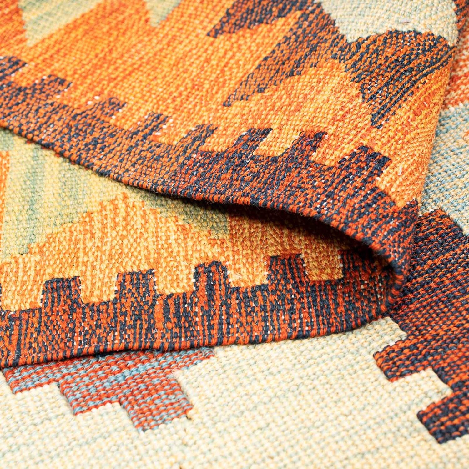 Alfombra Kelim - Oriental - 208 x 143 cm - multicolor