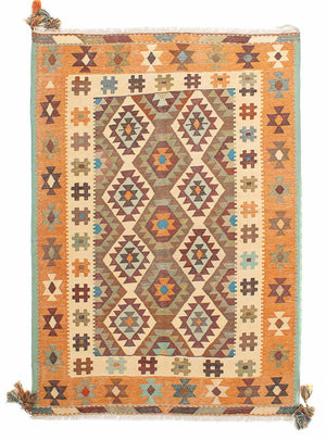 Alfombra Kelim - Oriental - 208 x 148 cm - multicolor