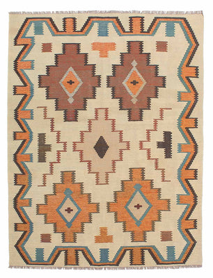 Alfombra Kelim - Oriental - 205 x 158 cm - multicolor