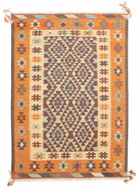 Alfombra Kelim - Oriental - 202 x 140 cm - multicolor