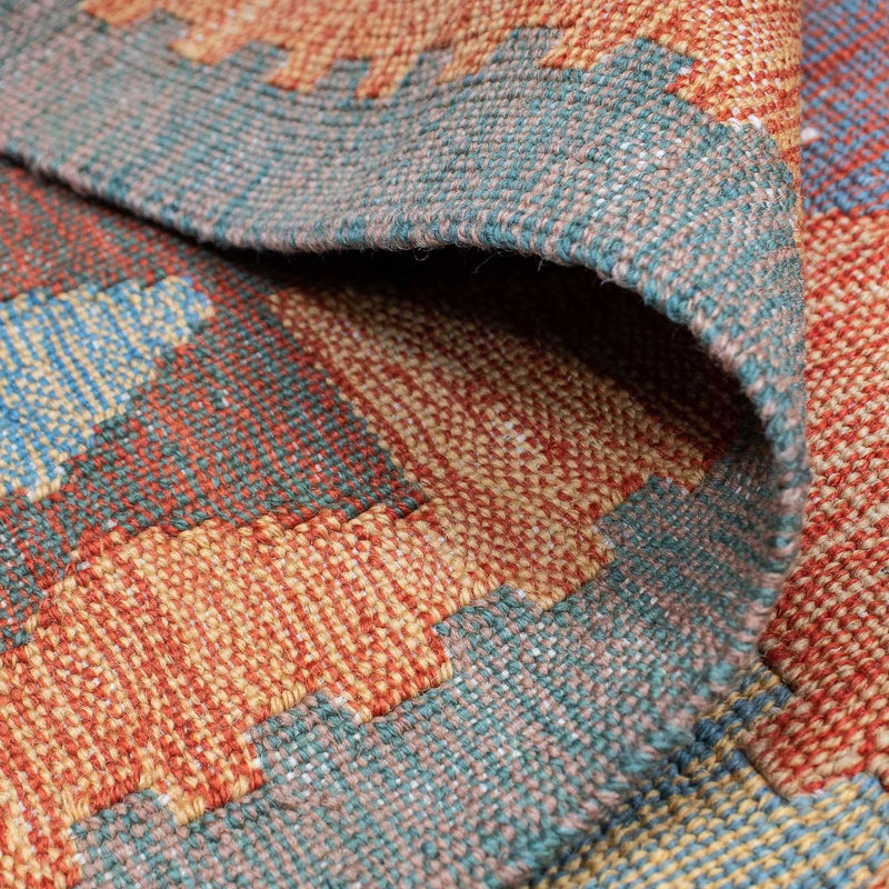 Alfombra Kelim - Tendencia - 203 x 150 cm - multicolor