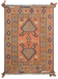 Alfombra Kelim - Oriental - 211 x 148 cm - multicolor