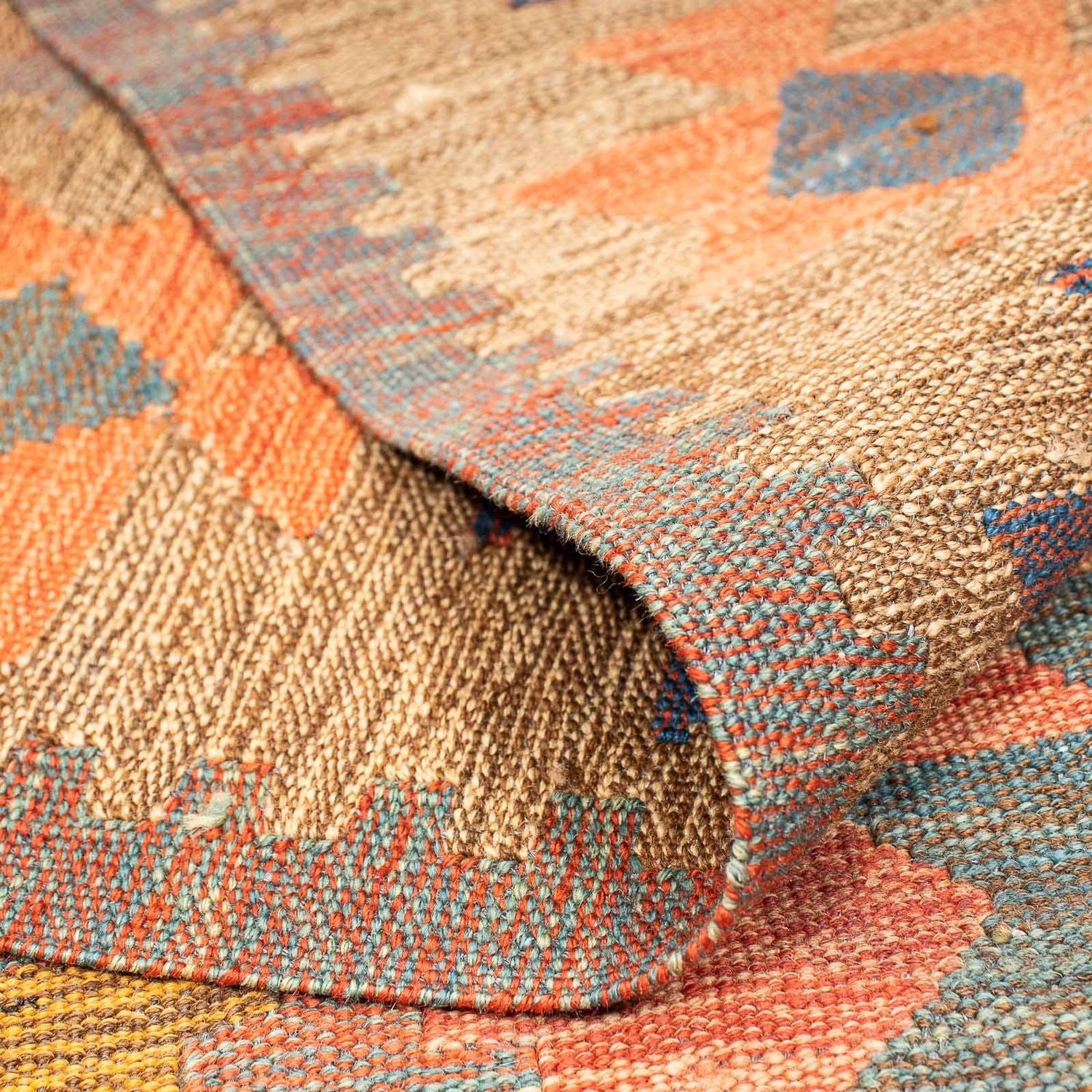 Alfombra Kelim - Oriental - 211 x 148 cm - multicolor