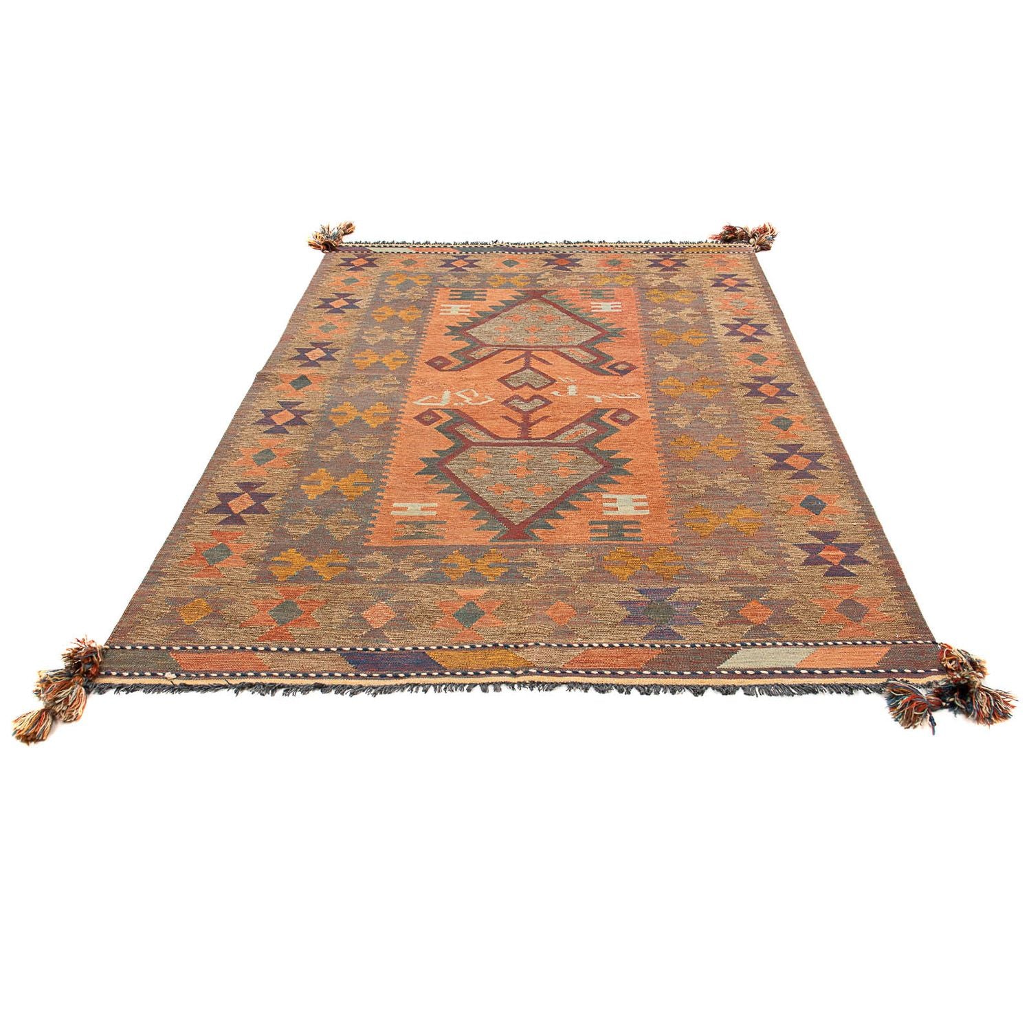 Alfombra Kelim - Oriental - 211 x 148 cm - multicolor