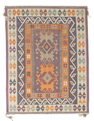Alfombra Kelim - Tendencia - 211 x 161 cm - multicolor