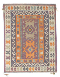 Alfombra Kelim - Tendencia - 211 x 161 cm - multicolor