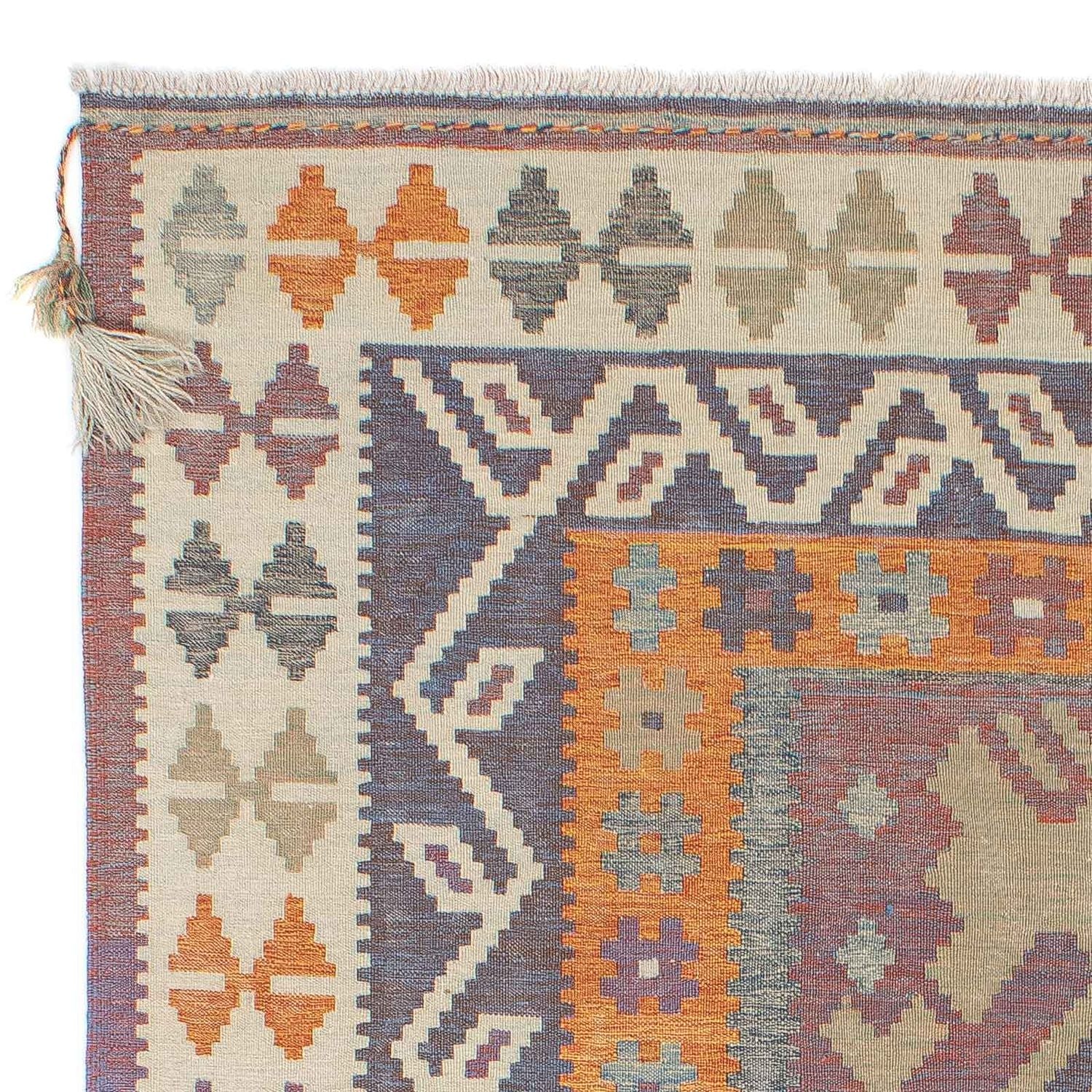 Alfombra Kelim - Tendencia - 211 x 161 cm - multicolor