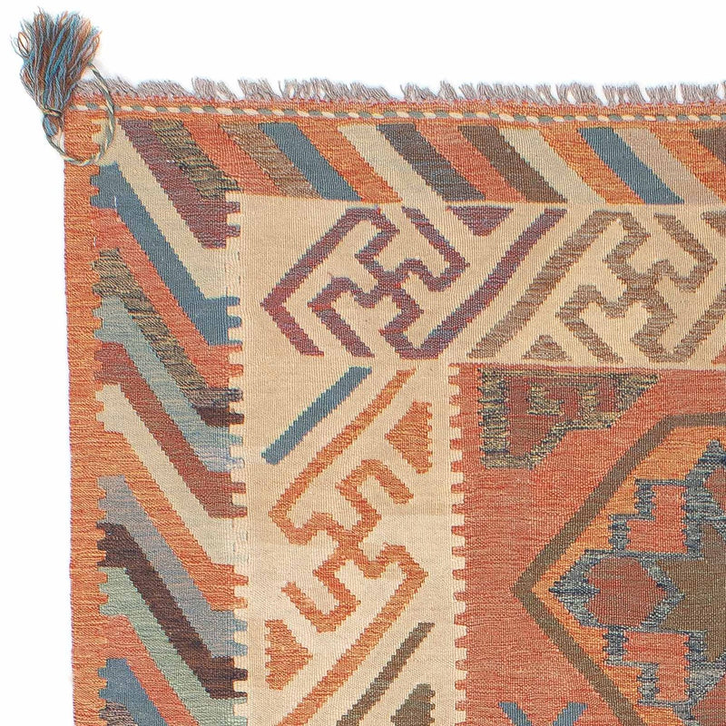 Alfombra Kelim - Tendencia - 200 x 147 cm - multicolor