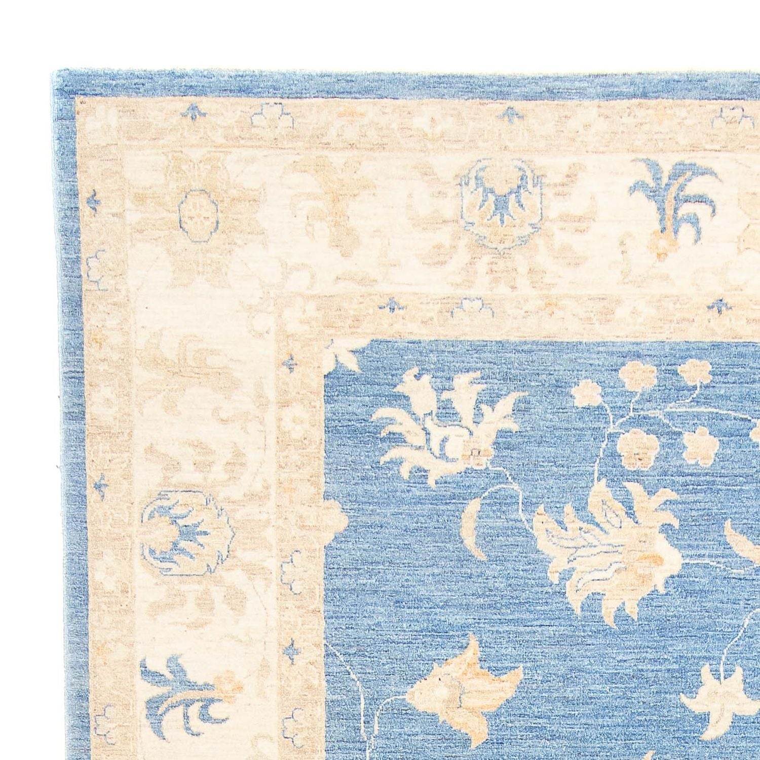 Alfombra Ziegler - 343 x 249 cm - turquesa