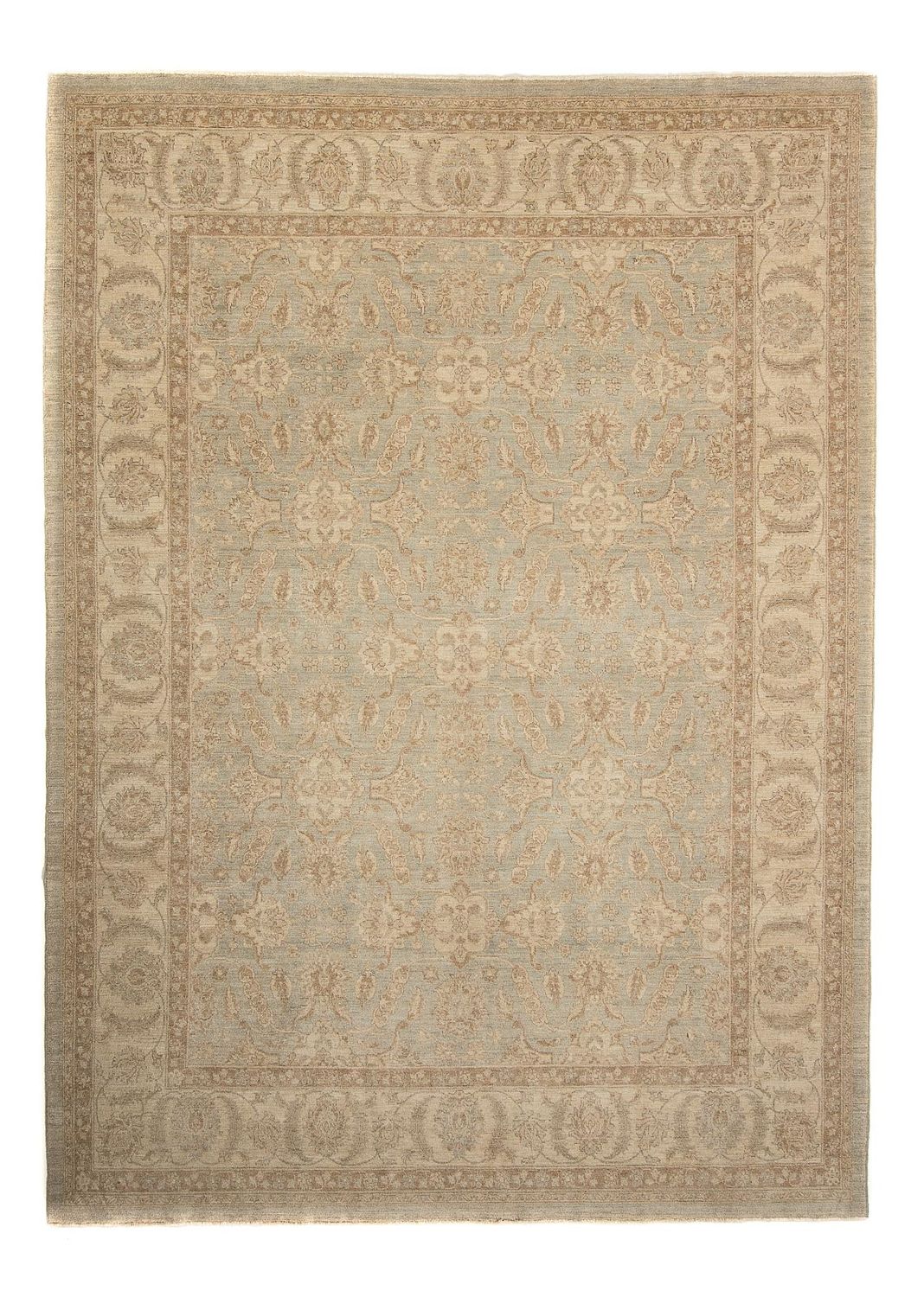 Alfombra persa - Tabriz - 313 x 250 cm - marrón claro