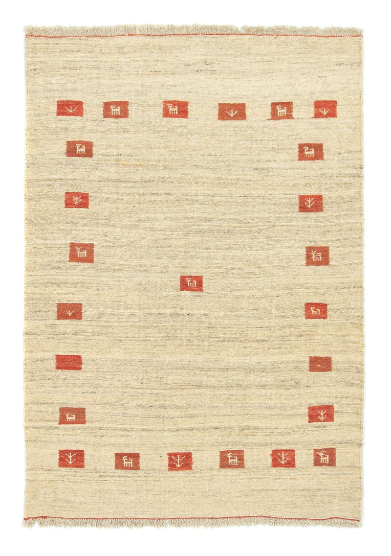 Alfombra Gabbeh - Indus - 180 x 120 cm - beige