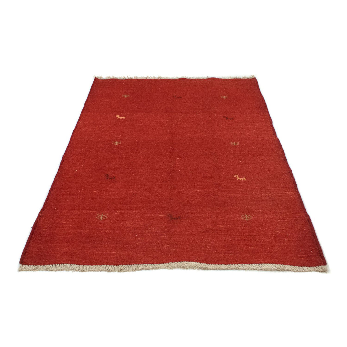 Alfombra Gabbeh - Indus - 180 x 120 cm - rojo