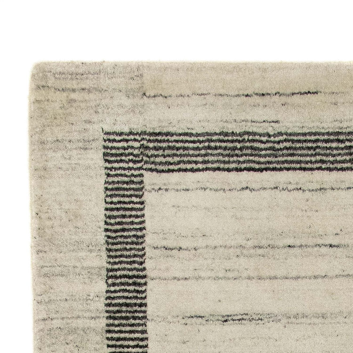 Alfombra Gabbeh - Loribaft Persa - 140 x 70 cm - gris
