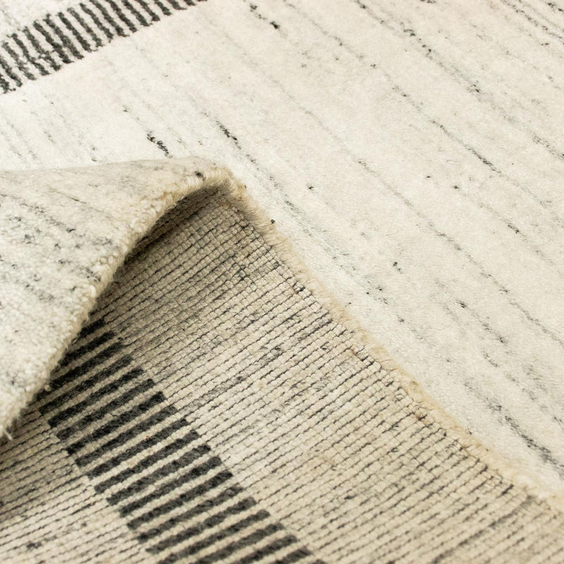 Alfombra Gabbeh - Loribaft Persa - 140 x 70 cm - gris