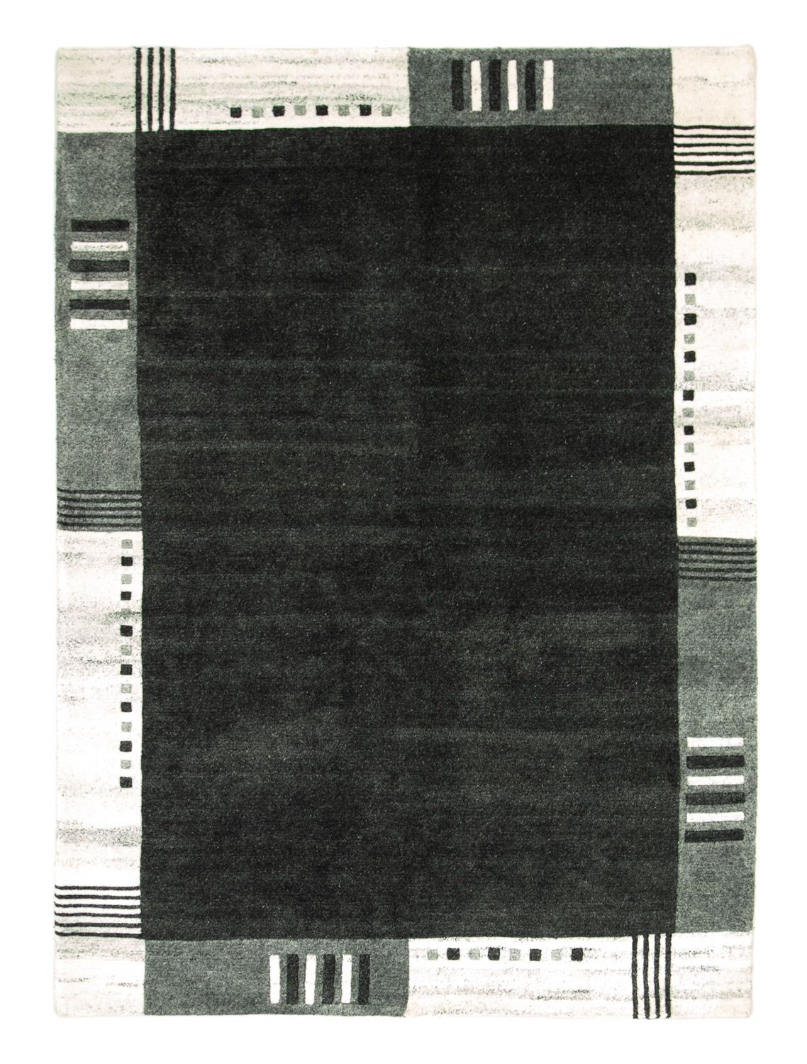Alfombra Vintage - 200 x 140 cm - negro