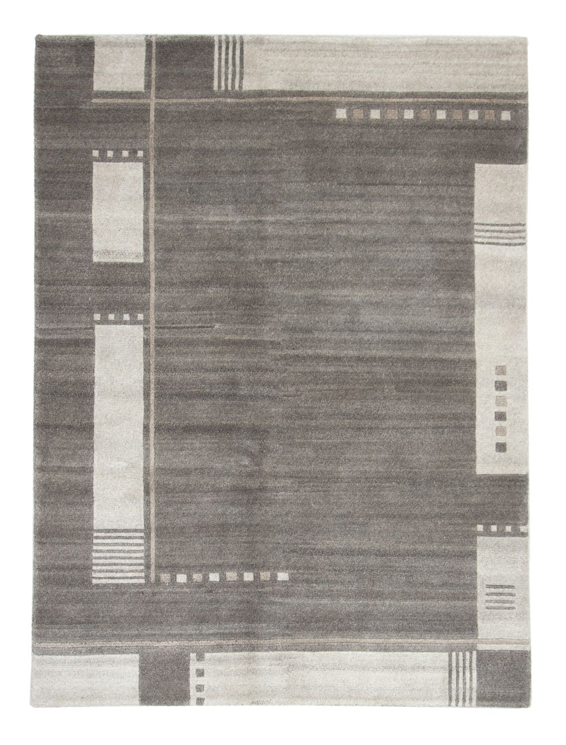 Alfombra de Nepal - 200 x 140 cm - gris