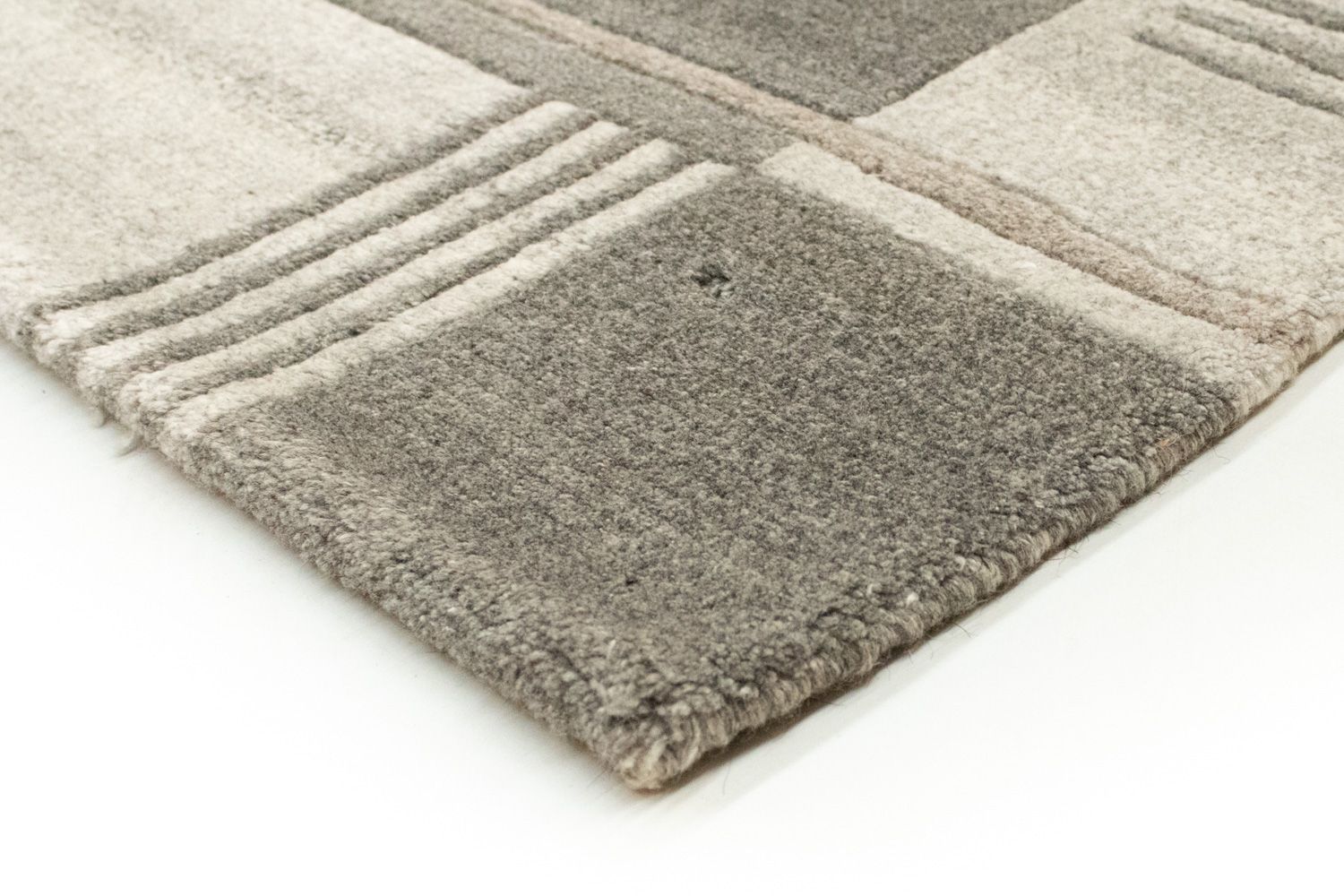 Alfombra de Nepal - 200 x 140 cm - gris