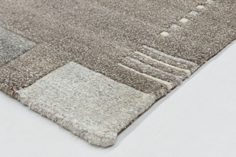 Alfombra de Nepal - 90 x 60 cm - gris