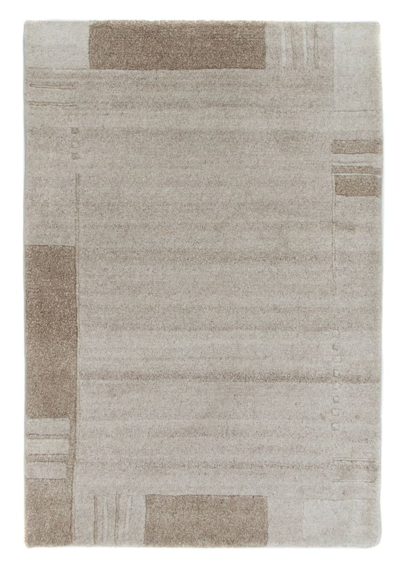 Alfombra de Nepal - 90 x 60 cm - beige